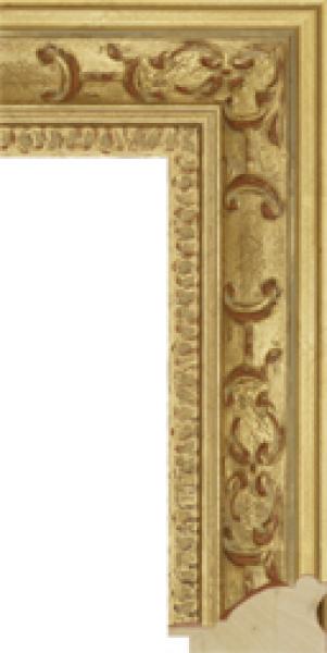 Houten lijst - - CHATEAU - Louis XIV gold  breed 73 mm