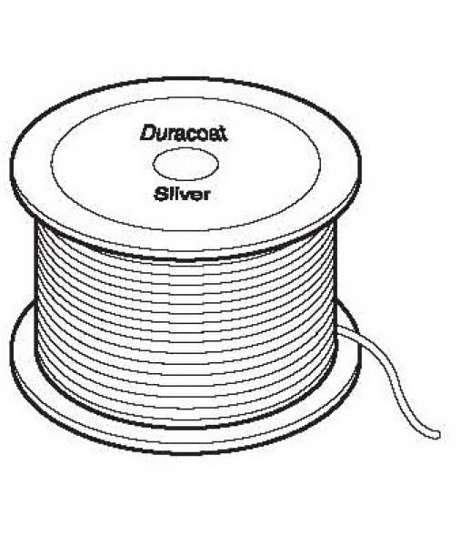 Staaldraad Duracoat-zilver 09 -3.1 mm knoopbaar 