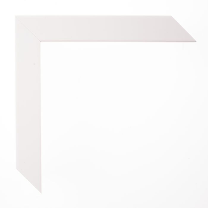 Houten lijst -  TRIBECA II - Wit hoog boxframe 25 mm