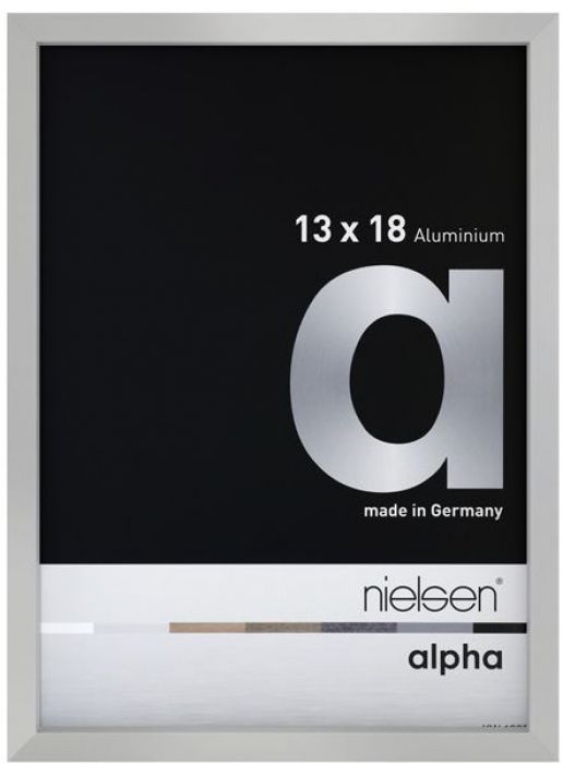 Aluminium wissellijst Nielsen  Alpha True Color Mat Zilver