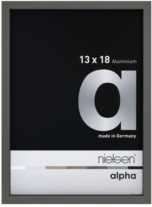 Aluminium wissellijst Nielsen Alpha True Color Platina
