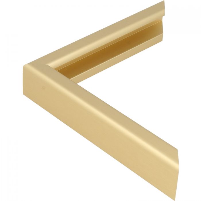 Aluminium lijst - CLARK - Profiel 427 - Geborsteld goud mat