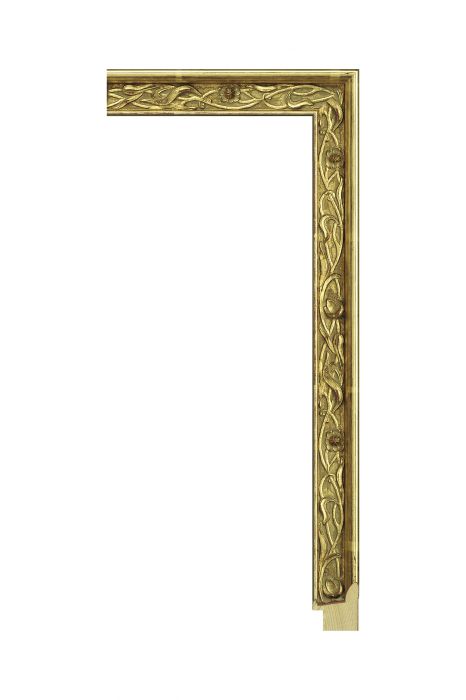 Houten lijst - SENELAR - Goud met ornament 27 mm breed