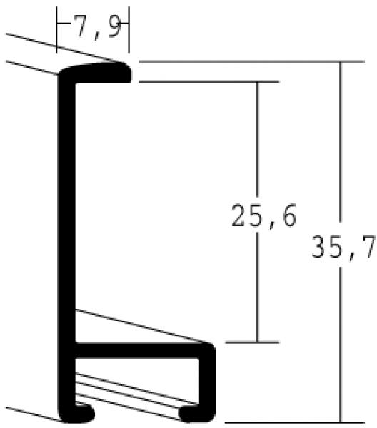 Aluminium lijsten - Nielsen Serie 022