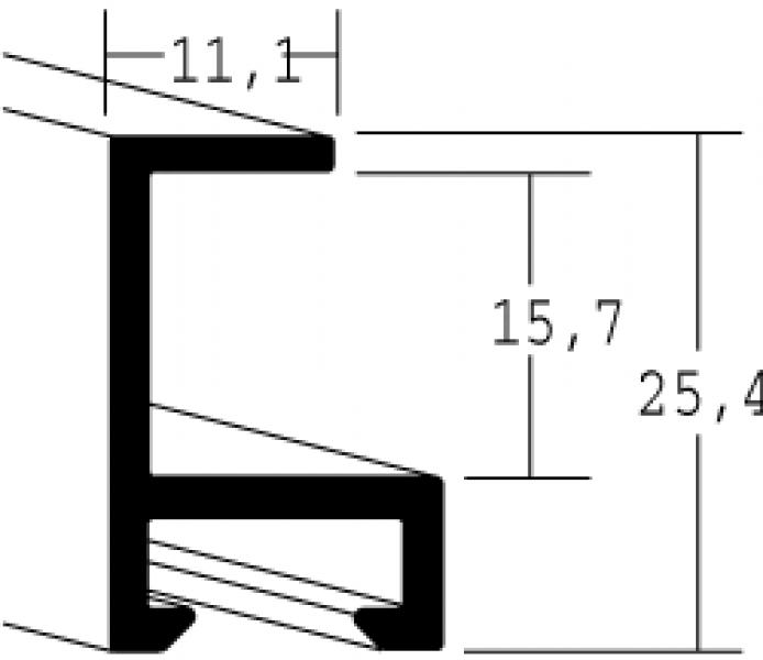 Aluminium lijsten - Nielsen Serie 050