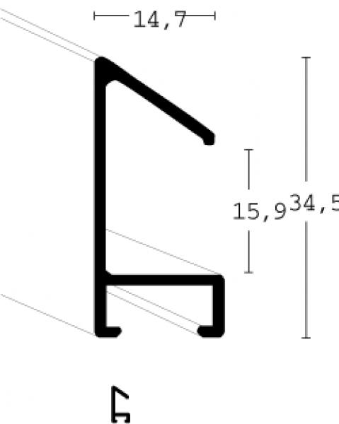 Aluminium lijsten - Nielsen Serie 051