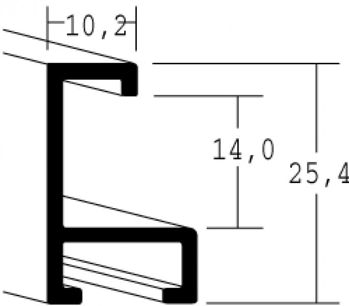 Aluminium lijsten - Nielsen Serie 093