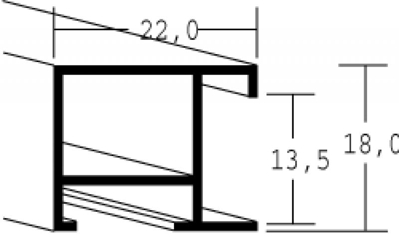 Aluminium lijsten - Nielsen Serie 097