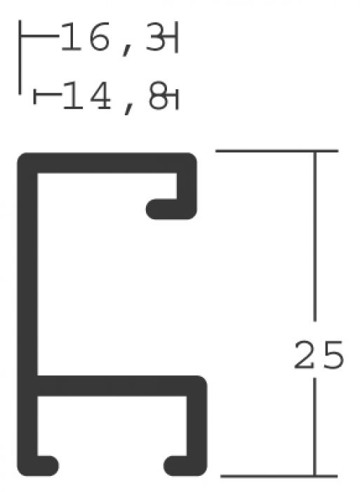  Aluminium lijsten- Nielsen Serie 215