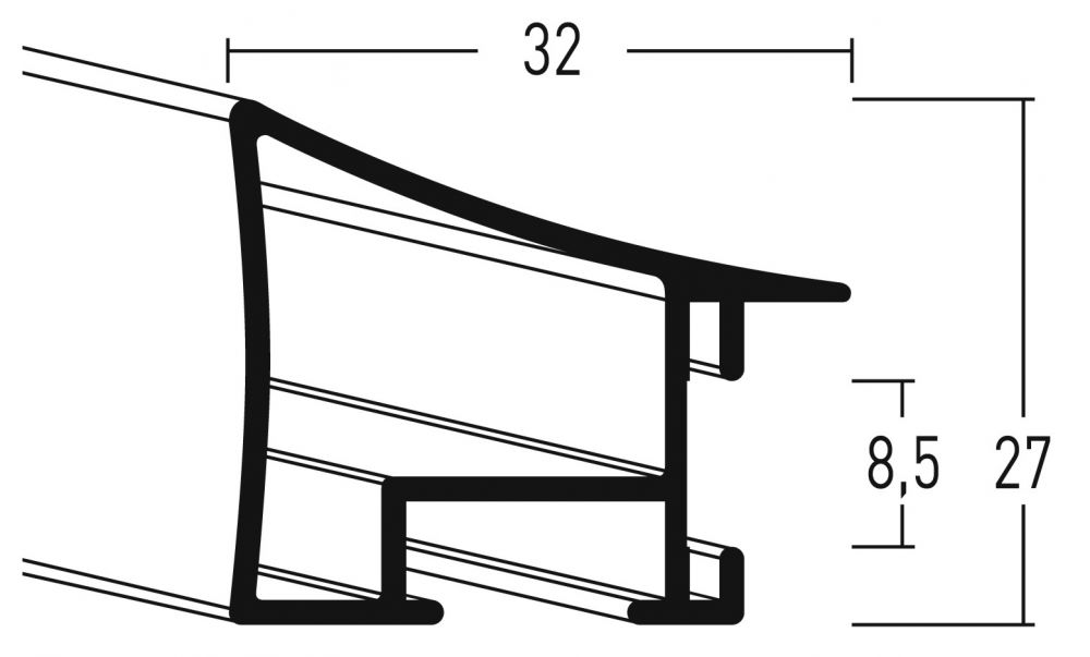  Aluminium lijsten- Nielsen Serie 225