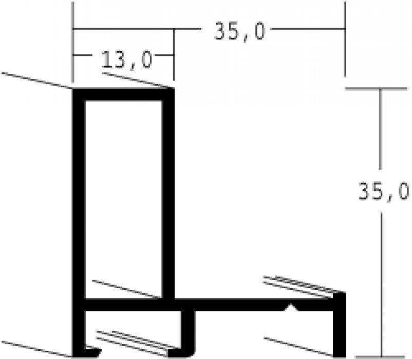 Aluminium lijsten- Nielsen Serie 28