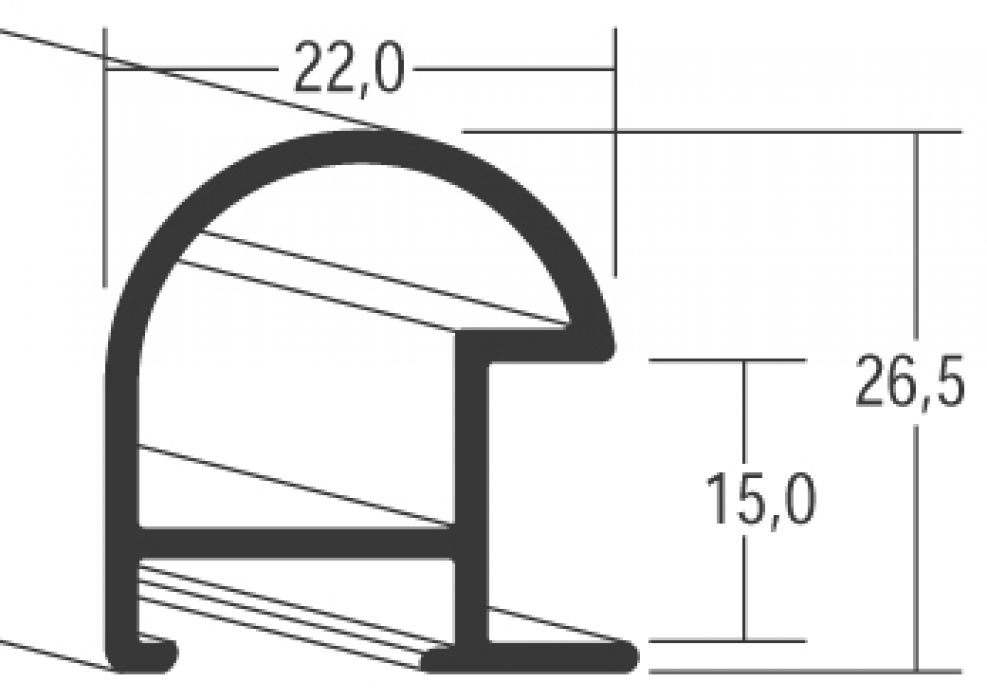 Aluminium lijsten - Nielsen Serie 75