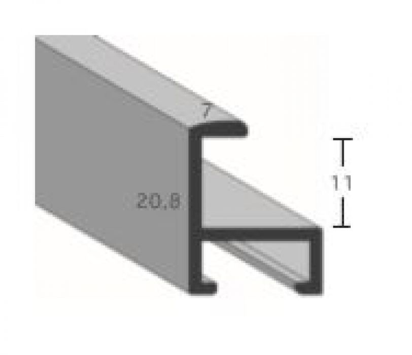 Aluminium lijsten profiel 411