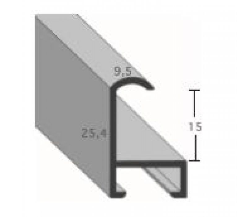 Aluminium lijsten profiel 415