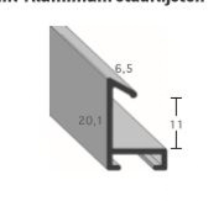 Aluminium lijsten profiel 421