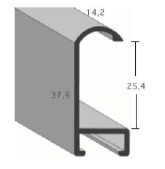 Aluminium lijsten profiel 471