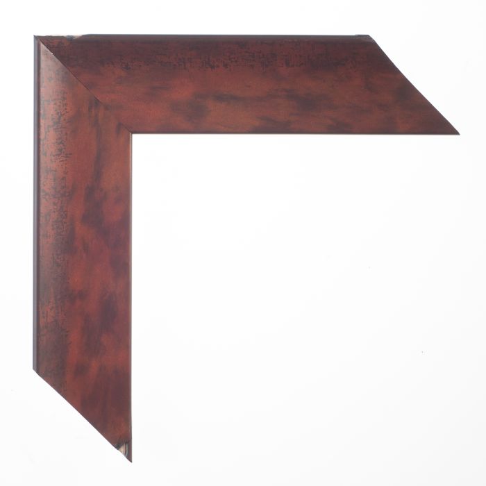 Houten lijst - - FLORENTINA - Rood  breed 43 mm
