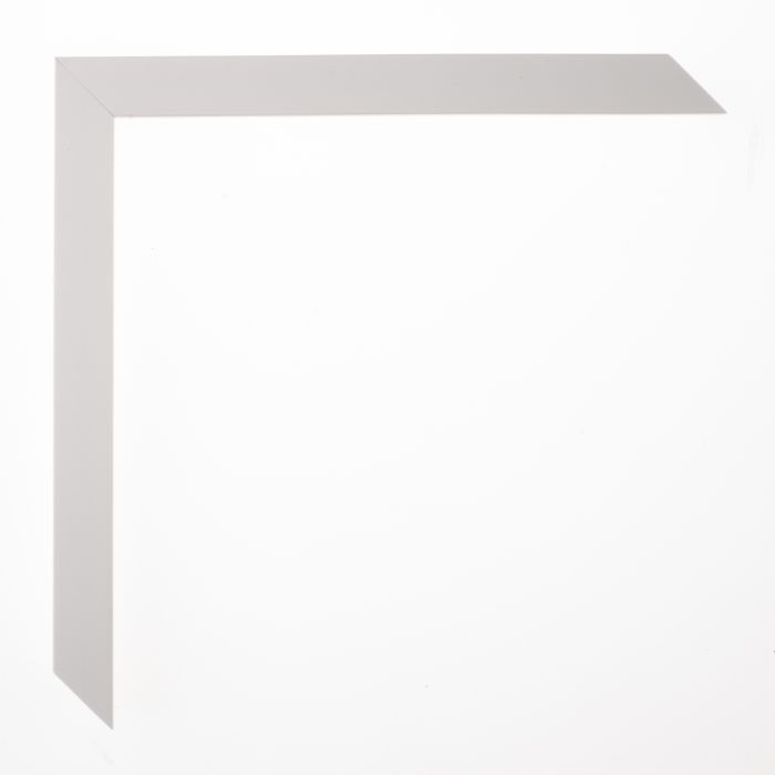 Houten lijst -  TRIBECA - White small square breed 15 mm