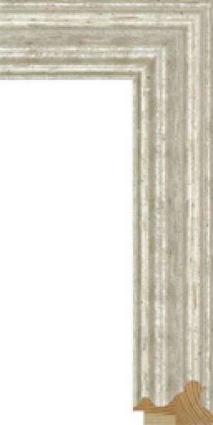 Houten lijst - SEVILLA - White medium  breed 57 mm