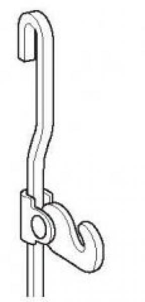 Klemhaak Plus 4 mm 40kg t/m 100 kg