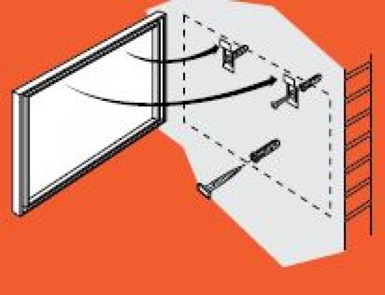 Antidiefstalsets voor aluminium lijsten.