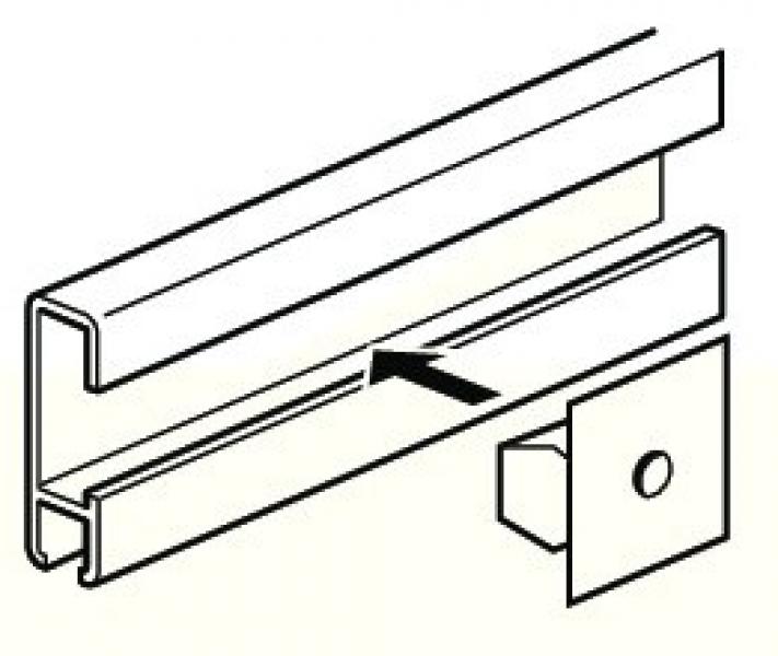 Click rail 200 cm