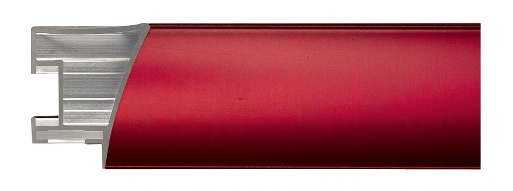 Aluminium lijst - NIELSEN - Profiel 225 - Brushed Rubyred  225-209