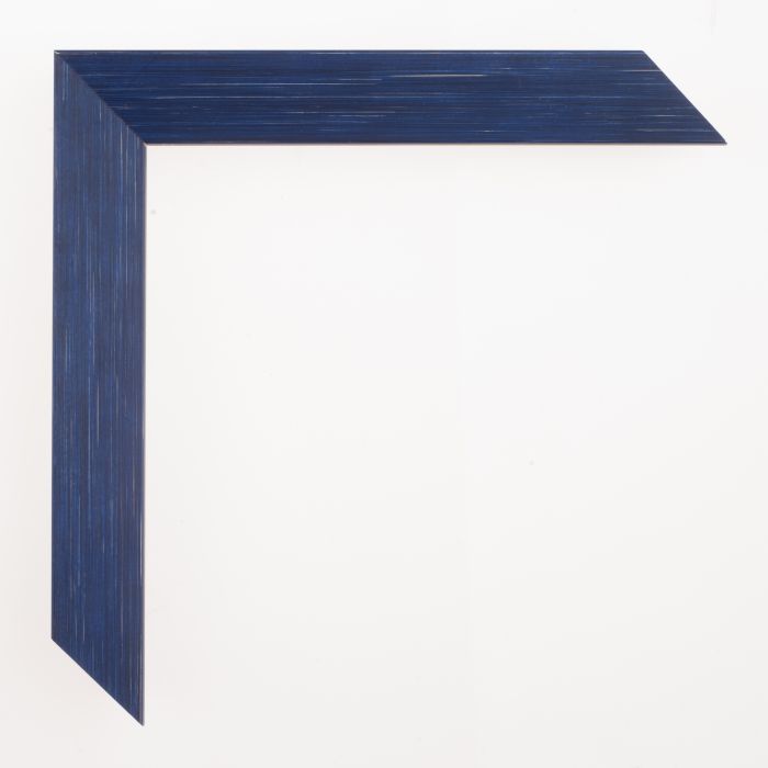 Houten lijst - Aicham - SENTO II - Blauw Zilver-22 mm