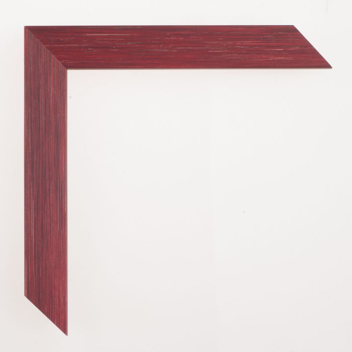 Houten lijst - Aicham - SENTO II - Rood Zilver 22 mm