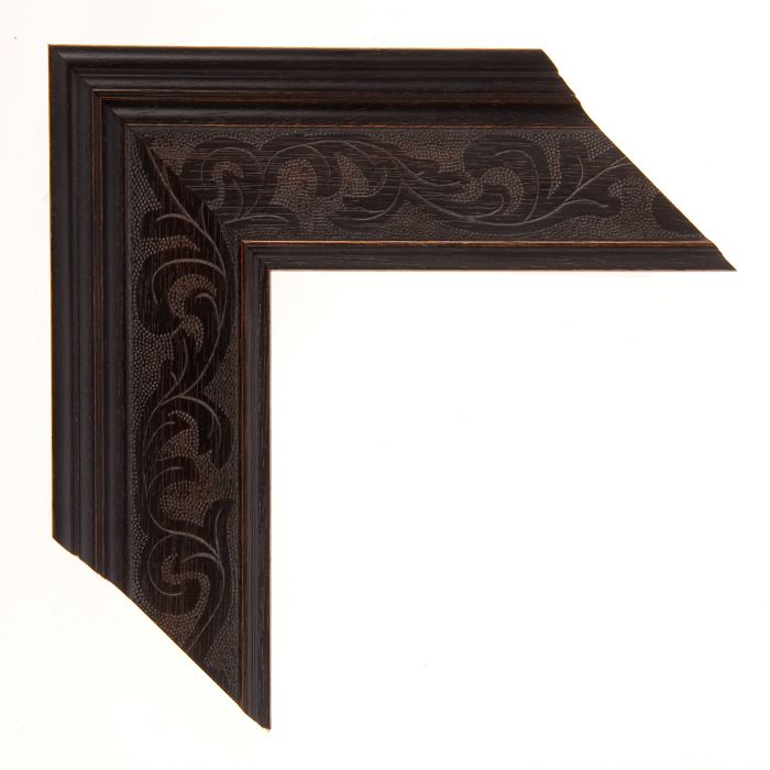 Houten lijst - - MARAIS II - French Ebony breed 63 mm