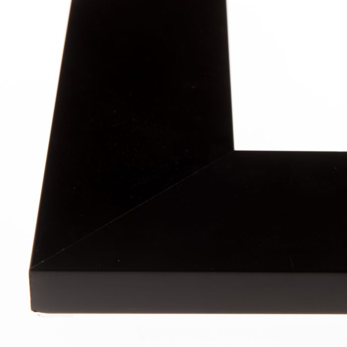 Houten lijst - TRIBECA - Black large flat breed 57 mm
