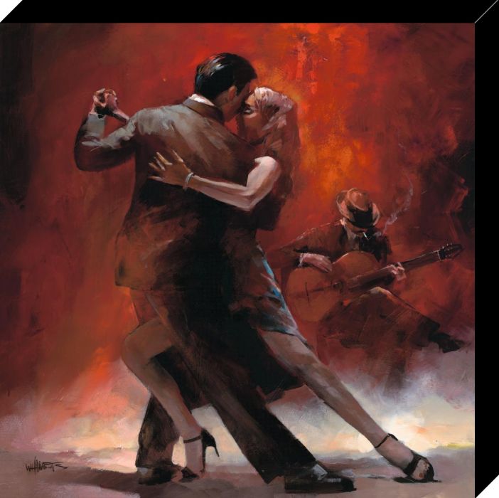 Willem Haenraets Tango Argentino II 70 x 70 cm