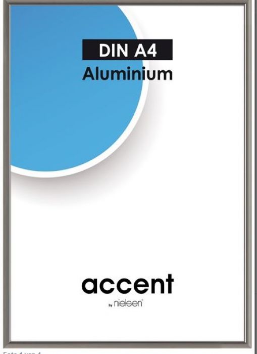 Aluminium wissellijst Nielsen Accent - staalgrijs
