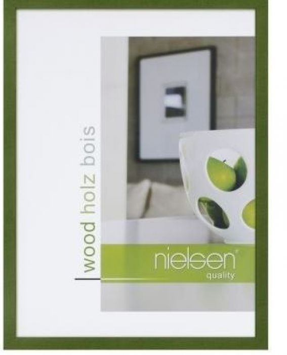 Houten wissellijst Quadrum - Groen