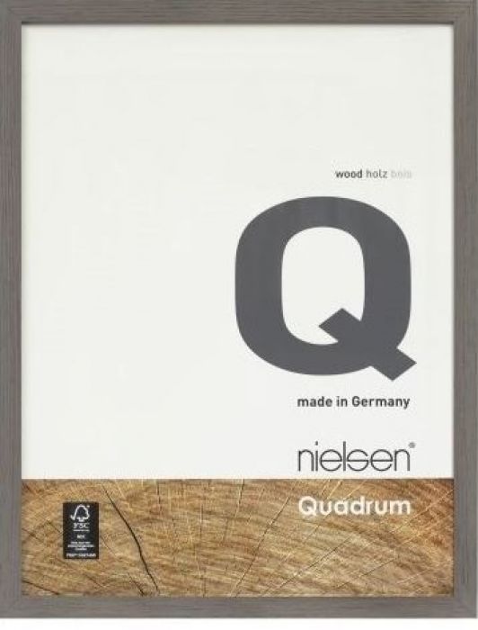 Houten wissellijst Quadrum - Leembruin