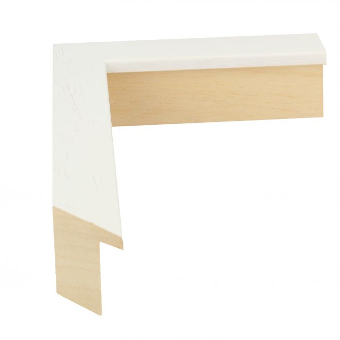 Houten lijst -  LOFT 24 - Wit  24 mm