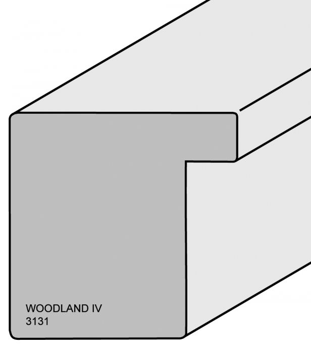 Houten lijst -  Oud grijs hout breedte 30 mm