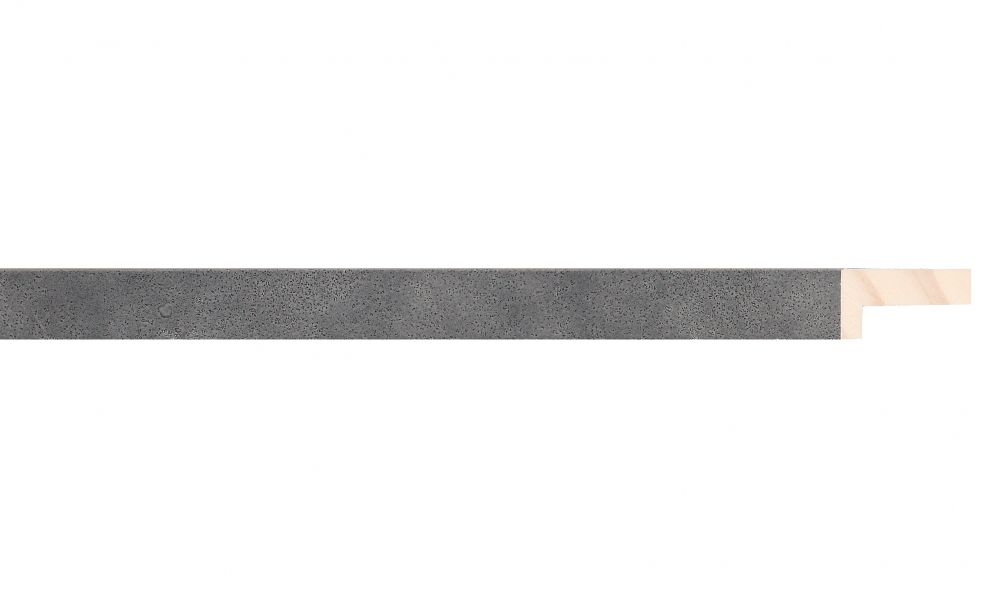 Houten lijst - TOUCHSTONE - Steen-Donkergrijs breed 15  mm
