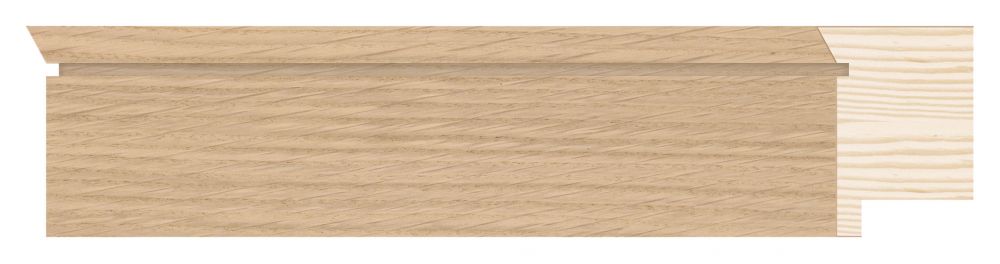 Houten lijst - TOUCHWOOD UNIQUE - Eiken - fineer Profielbreedte: 40 mm