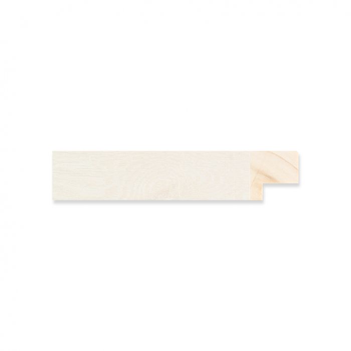 Houten lijst - Witgewassen Esdoorn breedte 17 mm