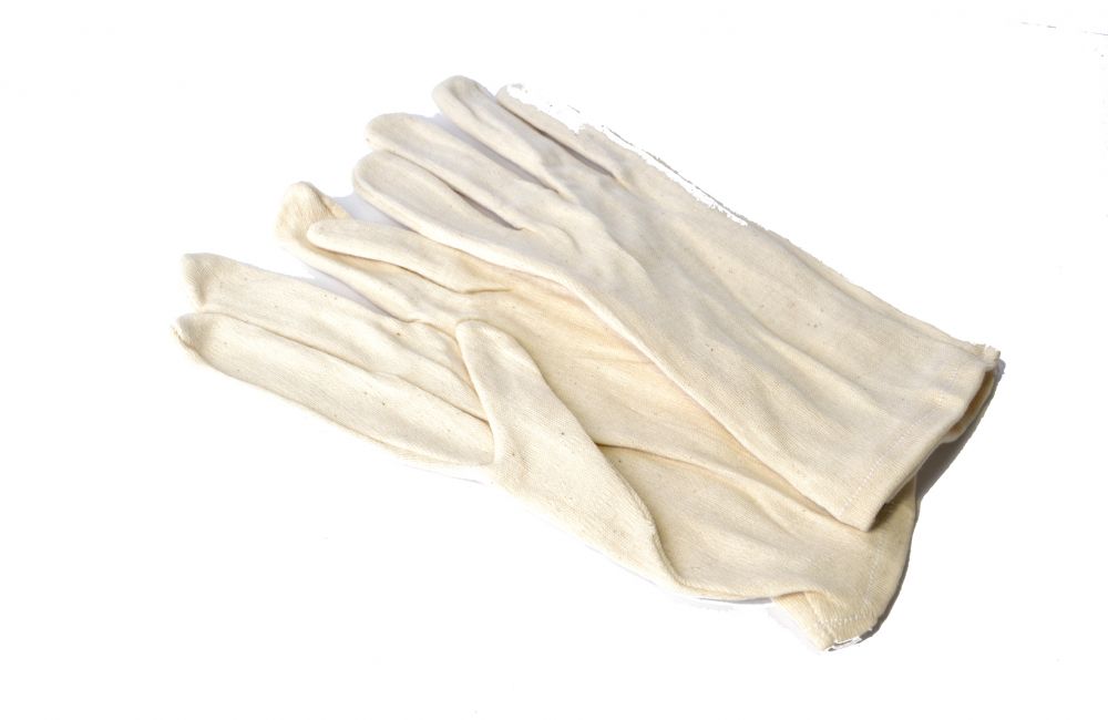 Handschoenen Katoen, wit 