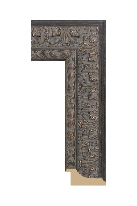 Houten lijst - BILTMORE - Brons 77 mm breed