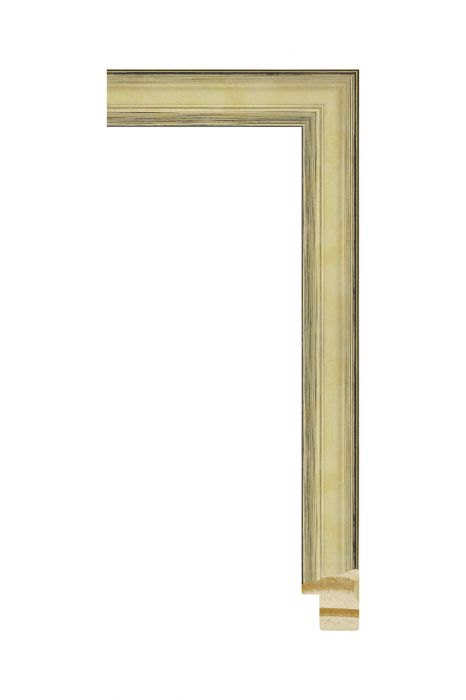 Houten lijst - CORONA - Goud 16 mm breed