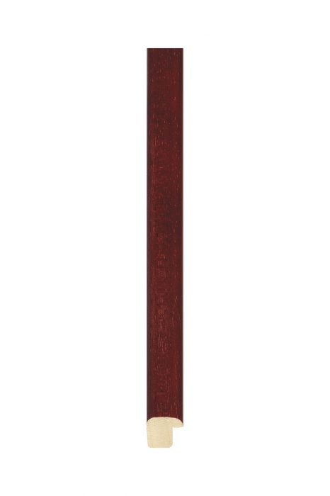 Houten lijst - NATURA - Donker roodbruin 14 mm breed