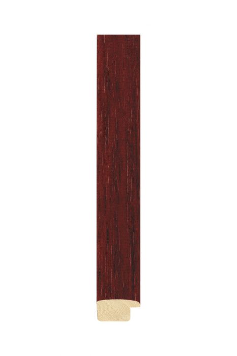 Houten lijst - NATURA - Donker roodbruin 25 mm breed