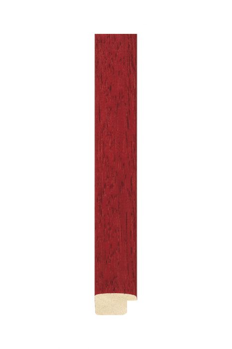 Houten lijst - NATURA - Rood 25 mm breed